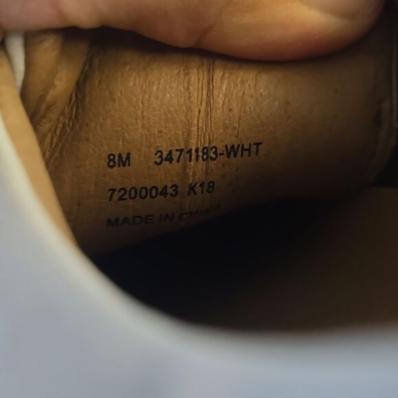 Frye Women’s Ivy Low Lace Sneakers‎ shoes in White Size 8 - Picture 9 of 9